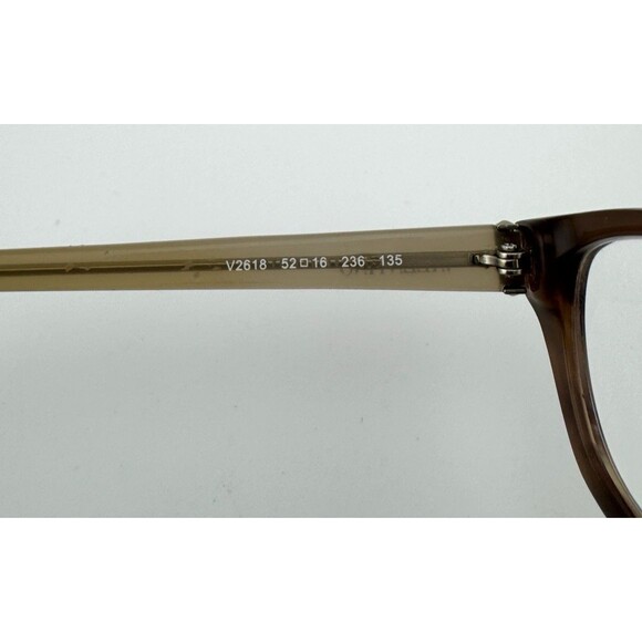 Valentino V2618 236 (Brown Stripe) glasses Women's 52/16/135 FRAMES ONLY - Picture 4 of 9